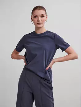 Футболка стандартного кроя Pieces, синий