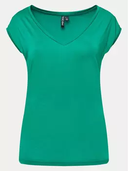 Футболка стандартного кроя Pieces, зеленый