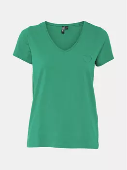 Футболка стандартного кроя Pieces, зеленый