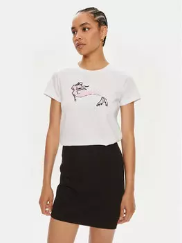 Футболка стандартного кроя Pinko, белый