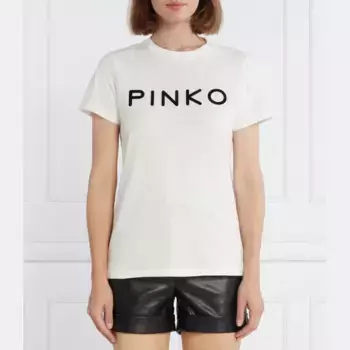 Футболка стандартного кроя Pinko, белый