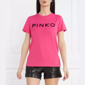 Футболка стандартного кроя Pinko, розовый