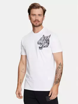 Футболка стандартного кроя Plein Sport, белый
