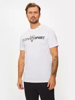 Футболка стандартного кроя Plein Sport, белый