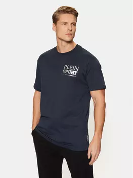 Футболка стандартного кроя Plein Sport, синий