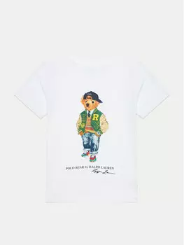 Футболка стандартного кроя Polo Ralph Lauren, белый