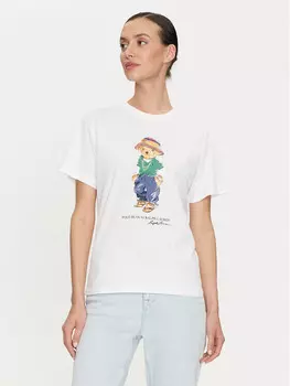 Футболка стандартного кроя Polo Ralph Lauren, белый
