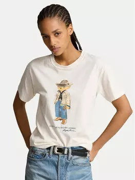 Футболка стандартного кроя Polo Ralph Lauren, белый
