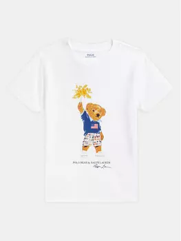 Футболка стандартного кроя Polo Ralph Lauren, белый