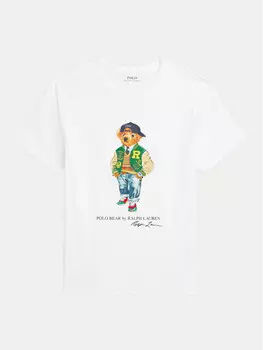Футболка стандартного кроя Polo Ralph Lauren, белый