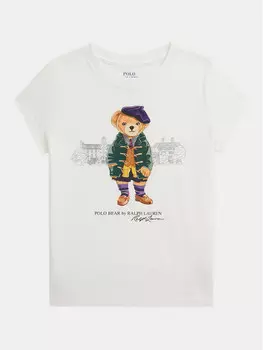 Футболка стандартного кроя Polo Ralph Lauren, белый