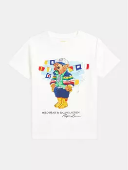 Футболка стандартного кроя Polo Ralph Lauren, белый