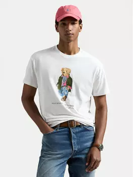 Футболка стандартного кроя Polo Ralph Lauren, белый