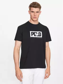 Футболка стандартного кроя Polo Ralph Lauren, черный