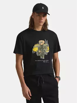 Футболка стандартного кроя Polo Ralph Lauren, черный