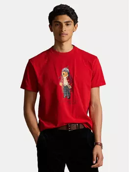 Футболка стандартного кроя Polo Ralph Lauren, красный
