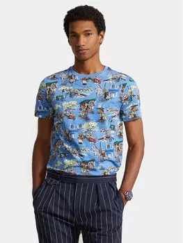 Футболка стандартного кроя Polo Ralph Lauren, синий