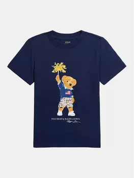 Футболка стандартного кроя Polo Ralph Lauren, синий