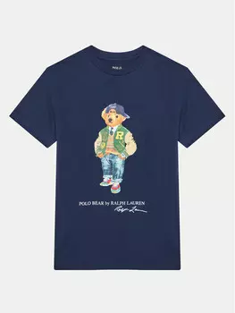 Футболка стандартного кроя Polo Ralph Lauren, синий