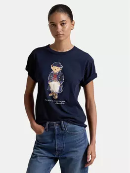 Футболка стандартного кроя Polo Ralph Lauren, синий