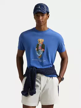 Футболка стандартного кроя Polo Ralph Lauren, синий