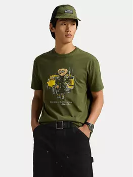 Футболка стандартного кроя Polo Ralph Lauren, зеленый