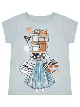 Футболка стандартного кроя Primigi, синий