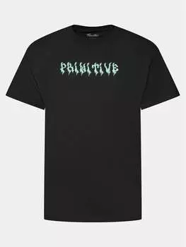 Футболка стандартного кроя Primitive, черный