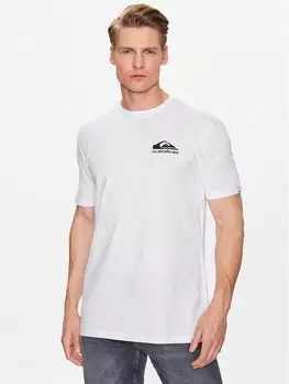 Футболка стандартного кроя Quiksilver, белый