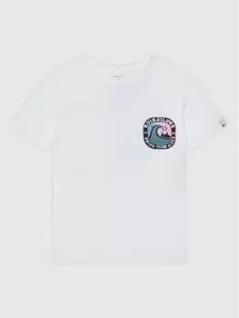Футболка стандартного кроя Quiksilver, белый