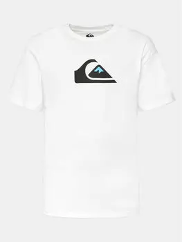 Футболка стандартного кроя Quiksilver, белый