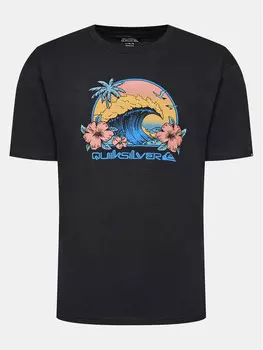 Футболка стандартного кроя Quiksilver, черный