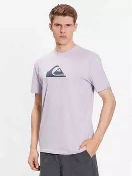 Футболка стандартного кроя Quiksilver, фиолетовый