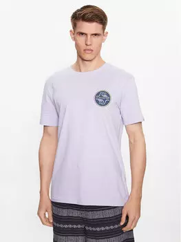 Футболка стандартного кроя Quiksilver, фиолетовый