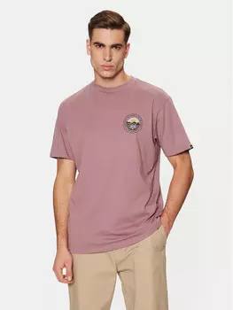 Футболка стандартного кроя Quiksilver, фиолетовый
