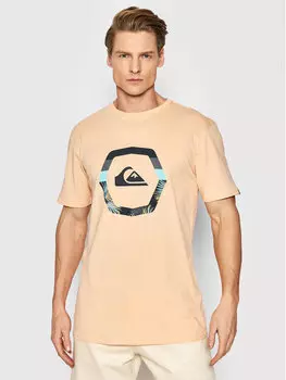 Футболка стандартного кроя Quiksilver, оранжевый