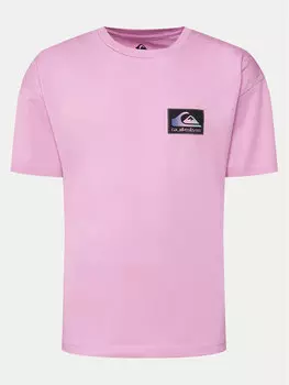 Футболка стандартного кроя Quiksilver, розовый