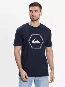 Футболка стандартного кроя Quiksilver, синий