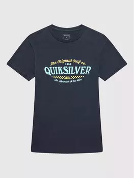 Футболка стандартного кроя Quiksilver, синий