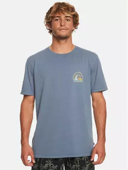 Футболка стандартного кроя Quiksilver, синий