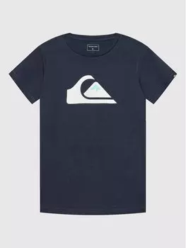 Футболка стандартного кроя Quiksilver, синий