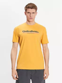 Футболка стандартного кроя Quiksilver, желтый