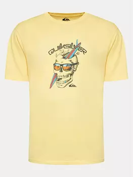 Футболка стандартного кроя Quiksilver, желтый