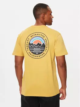 Футболка стандартного кроя Quiksilver, желтый