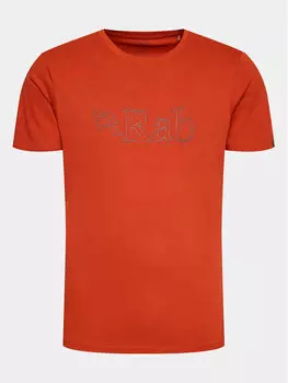 Футболка стандартного кроя Rab, красный