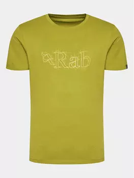 Футболка стандартного кроя Rab, зеленый