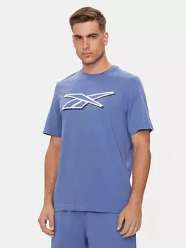 Футболка стандартного кроя Reebok, фиолетовый