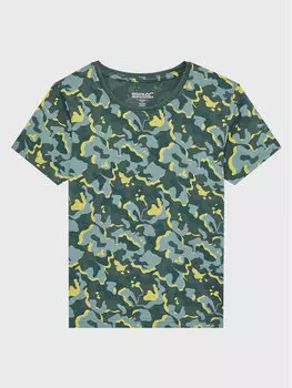 Футболка стандартного кроя Regatta, зеленый