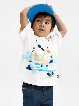 Футболка стандартного кроя Reima, белый