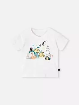 Футболка стандартного кроя Reima, бежевый